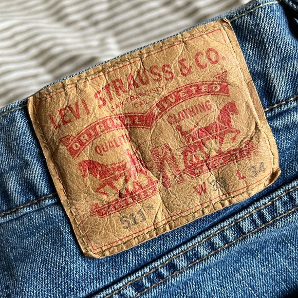 levi 511 denim jeans 33 34 - Picture 5 of 6